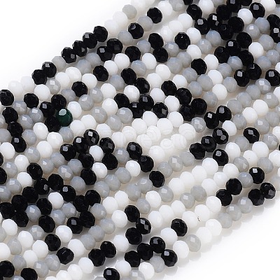 Glass Beads Strands GLAA-F106-B-15-1