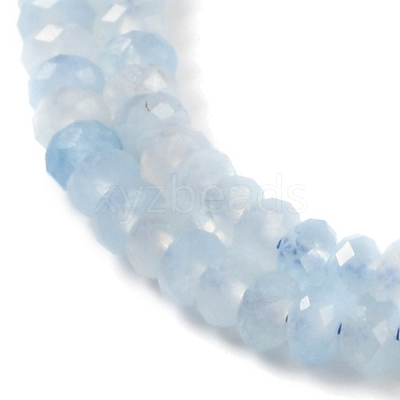 Natural Aquamarine Beads Strands G-E194-12-01-1