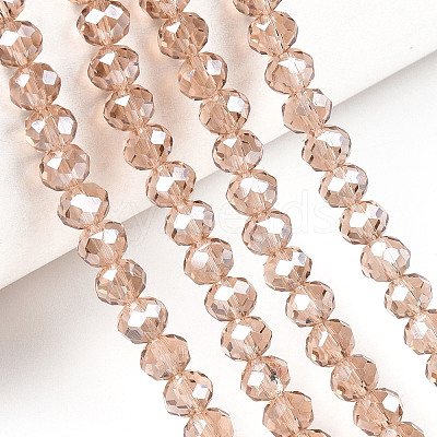 Electroplate Glass Beads Strands EGLA-A034-T1mm-A29-1