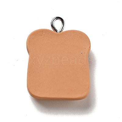 Opaque Resin Pendants X-RESI-G043-D01-1