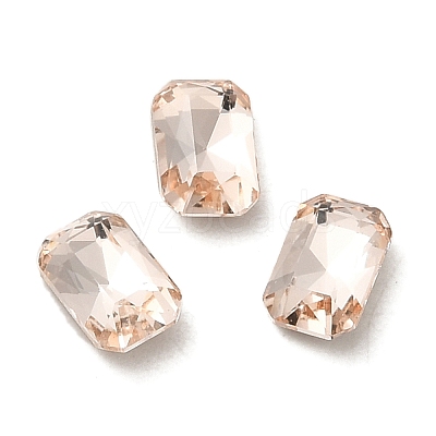Glass Rhinestone Cabochons RGLA-P037-04A-D261-1