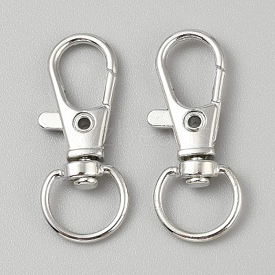 Zinc Alloy Swivel Lobster Claw Clasps FIND-WH20005-18P-1