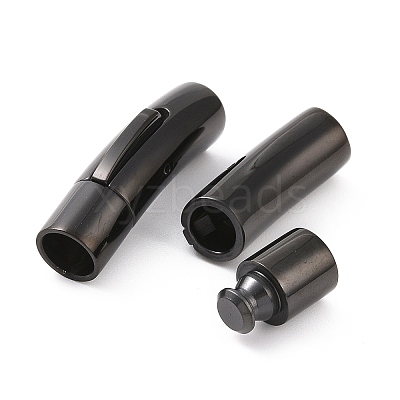 304 Stainless Steel Bayonet Clasps STAS-I013-6mm-B-2-1