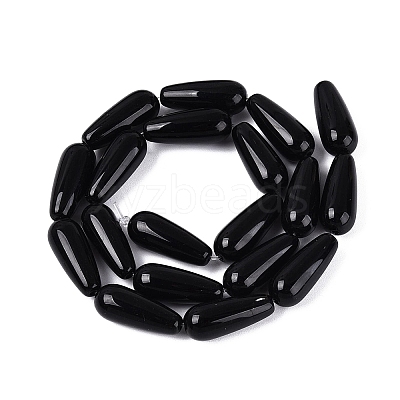 Opaque Glass Beads Strands GLAA-Q113-03A-CM-1