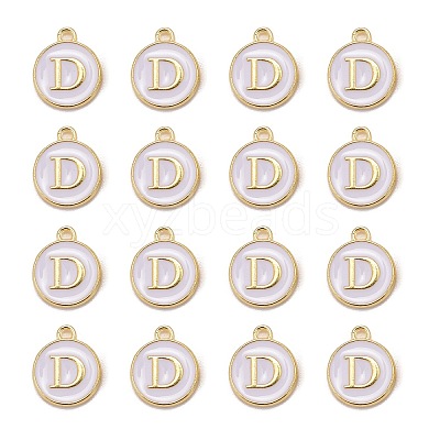 Golden Plated Alloy Charms LS-ENAM-S118-01D-1