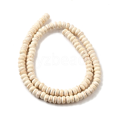 Synthetic Turquoise Beads Strands TURQ-G109-6x3mm-07-1