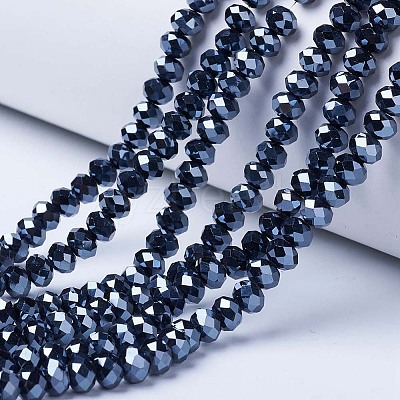 Electroplate Glass Beads Strands LS-EGLA-A034-P3mm-A18-1