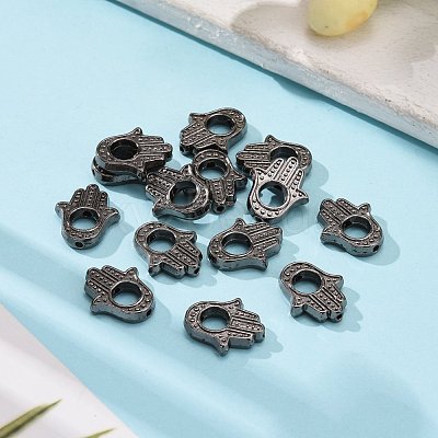 Tibetan Style Alloy Bead Frames X-TIBEB-A123963-B-LF-1