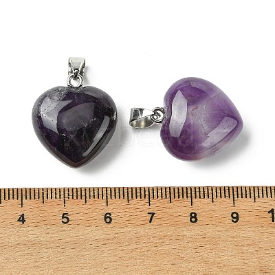 Natural Banded Amethyst Pendants G-F820-10A-16-1