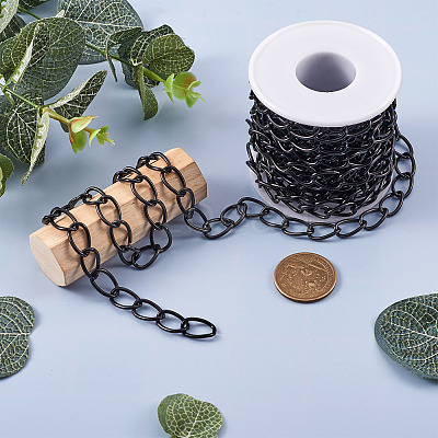 Decorative Chain Aluminium Twisted Chains Curb Chains CHA-YS0001-06-1