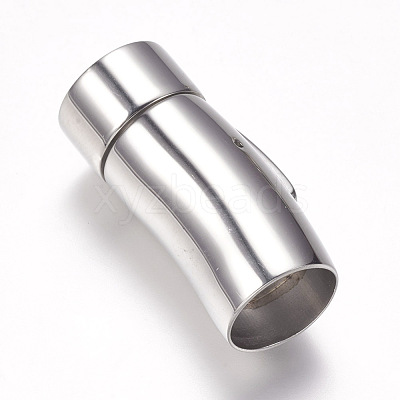 Tarnish Resistant 304 Stainless Steel Bayonet Clasps STAS-O114-031P-D-1