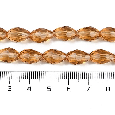Transparent Glass Beads Strands EGLA-N013-T6mm-D21-1