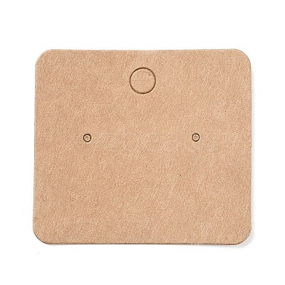 Blank Kraft Paper Earring Display Cards LS-CDIS-G005-05-1
