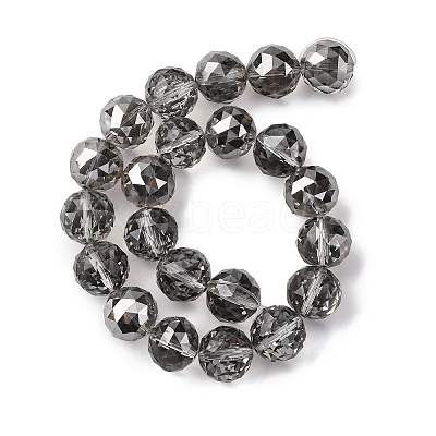 Transparent Electroplate Glass Beads Strands EGLA-N002-34G-F02-1