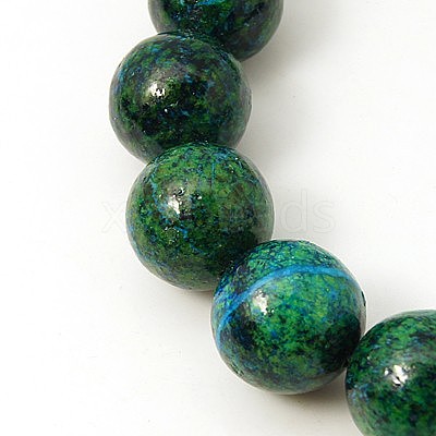 Synthetic Chrysocolla Beads Strands G-L529-B01-4mm-1