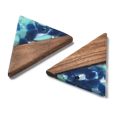 Resin and Walnut Pendants FIND-R051-01E-1