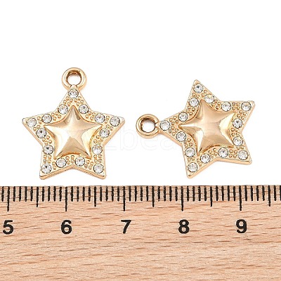 Alloy Rhinestone Pendants LS-RB-CBA332B-03G-1