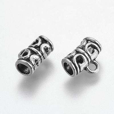 Tibetan Style Tube Bails TIBE-I020-AS-1