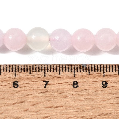Natural New Jade & Rose Quartz & Dyed White Jade Beads Strands GG-CBA3BF1-A01-8mm-1