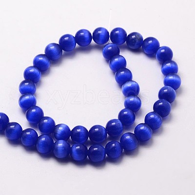 Cat Eye Beads Strands X-CE-M011-8mm-03-1