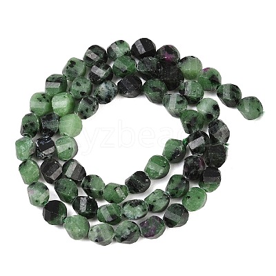 Natural Ruby in Zoisite Beads Strands G-P611-C22-01-1