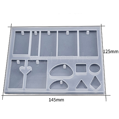 DIY Silicone Pendant Molds PW-WG12787-02-1