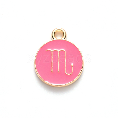 Alloy Enamel Pendants ENAM-S124-01B-03L-1