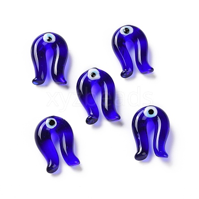 Handmade Evil Eye Lampwork Beads LAMP-E026-03D-1