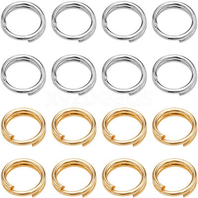 2 Colors 304 Stainless Steel Split Rings STAS-SC0009-25D-1