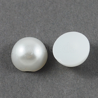 ABS Plastic Imitation Pearl Cabochons SACR-S738-2mm-Z9-1