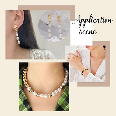 100Pcs 4 Styles Alloy with Rhienstone Beads RB-AR0003-15-1