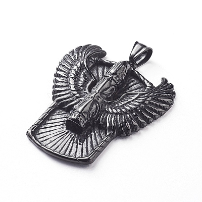 304 Stainless Steel Big Pendants STAS-K191-21B-1