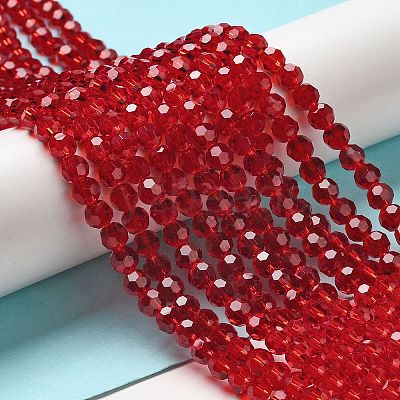 Transparent Glass Beads EGLA-A035-T6mm-D07-1