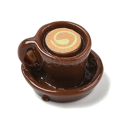 Resin Coffee Miniature Ornaments DOLL-P002-A01-1