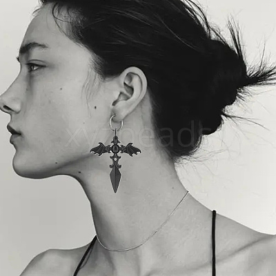 54Pcs 9 Styles Halloween Alloy Pendants FIND-PH0017-57-1