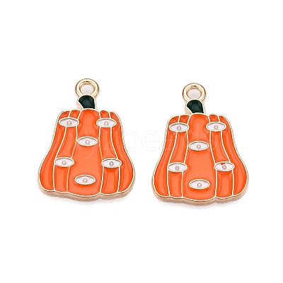 Halloween Theme Alloy Enamel Pendants ENAM-T020-07D-1