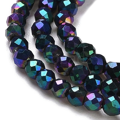 Electroplate Glass Beads Strands LS-GLAA-H021-01A-FP11-1