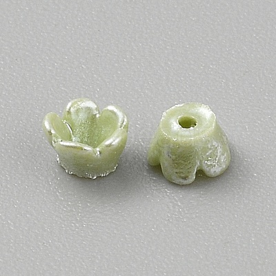 Opaque Resin Bead Caps RESI-CJC0015-29C-1