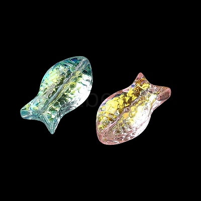 Electroplate Glass Beads GLAA-K073-01-1
