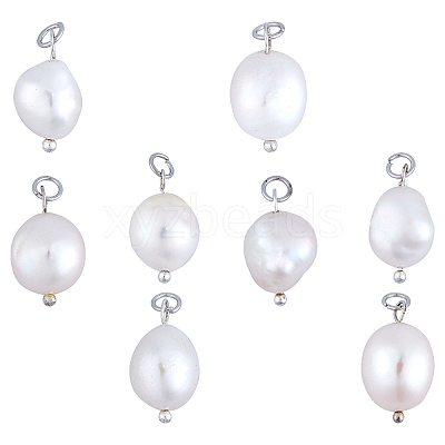 Natural Cultured Freshwater Pearl Pendants PEAR-SC0001-01-1