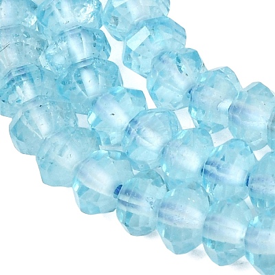 Natural Blue Topaz Beads Strands G-K376-I07-3x4mm-1
