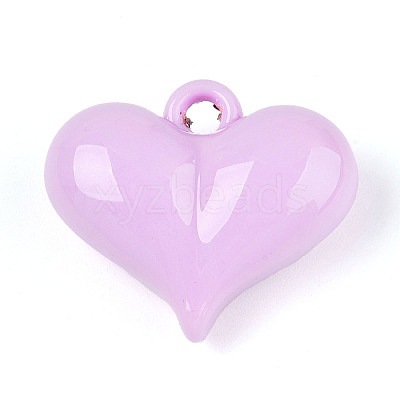 Opaque Acrylic Pendants SACR-T017-45D-1