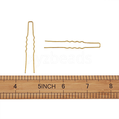 Hair Accessories Iron Hair Forks Findings OHAR-TAC0002-01G-1