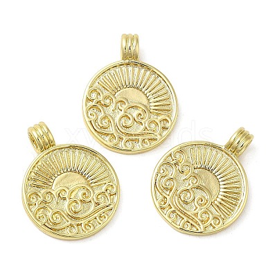 Rack Plating Brass Pendants KK-C030-30D-G-1