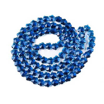 Transparent Glass Beads GLAA-Q066-10mm-C17-1