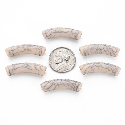 Opaque Crackle Acrylic Beads MACR-S372-002N-006-1