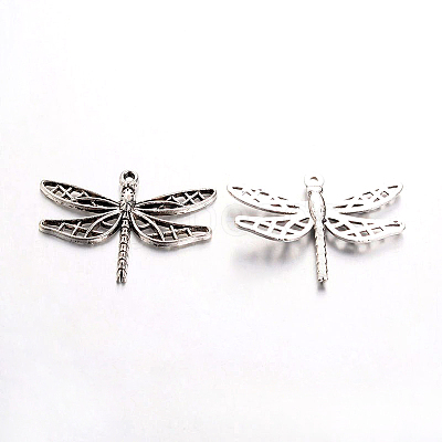 Tibetan Style Alloy Pendants X-TIBEP-A12-3725-AS-LF-1