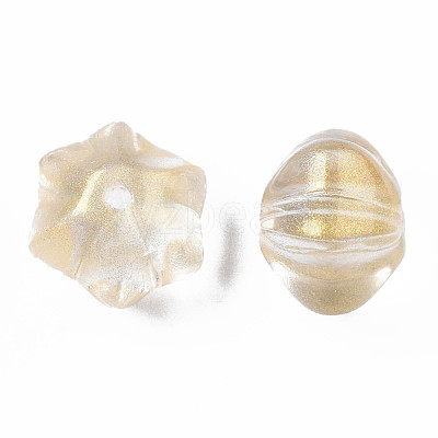 Transparent Spray Painted Glass Beads GLAA-S190-005A-08-1