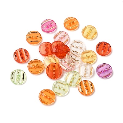 Transparent Acrylic Buttons BUTT-Q031-M-1