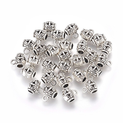 Tibetan Style Alloy Tube Bails LS-AB647-NF-1